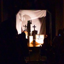 Intervenção de Luzes e Sombras - Projeto BRUX- FEIRA DA ARTE - Teatro Armação - 08/07/2017 - Fotos Eduardo Schlindwein
